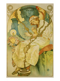 Plakat Fuer Die Ausstellung Das Slawische Epos  1928