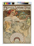 Poster Advertising 'Lefevre-Utile' Biscuits  1896-97