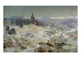 After the Battle of Grunwald in 1410  from the 'slav Epic'  1924