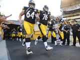 Pittsburgh Steelers - Sept 16  2012: Doug Legursky  Mike Adams