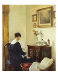 Mutter Und Kind in Einem Interieur