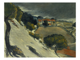 First Snow Near L'Estaque  1870
