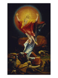 The Isenheim Altarpiece: Resurrection of Christ (Right Wing from the Second View)  about 1512-15