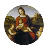 Mary and the Infant Christ and John the Baptist (Madonna Terranuova)  about 1505