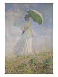 Woman with Parasol Turned to the Right (Susanne Hoschedé)  1886