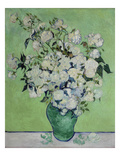 Vase with White Roses  1890