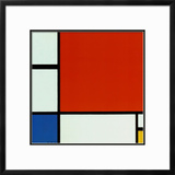 Composition with Red Blue Yellow