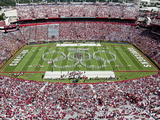 University of South Carolina: the Band Preforms Pregame in Williams-Brice Stadium
