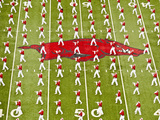 University of Arkansas: Arkansas Marching Band Performs at War Razorback Stadium