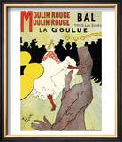 Reproduction of a Poster Advertising "La Goulue" at the Moulin Rouge  Paris