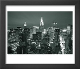 Chrysler Building and Midtown Manhattan Skyline  New York City  USA