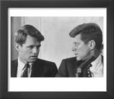 Senators Robert and John F Kennedy  During a Senate Comm Hearing Regarding the Kohler Strike