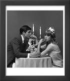 A Couple Dining  1960s