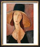 Portrait of a Woman (Jeanne Hébuterne) in Large Hat  c1918