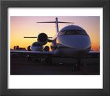 Business Jet Aircraft Parked at Airport