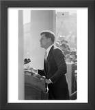 President John F Kennedy Making Inaugural Address
