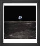 Earth Rising Above the Moon