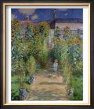 The Artist's Garden at Vetheuil  1880
