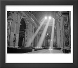 Sunbeams Inside St Peter's Basilica