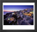 Santorini at Night  Greece