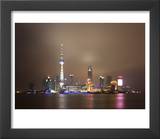 China  Shanghai  Pudong Skyline Across Huangpu River