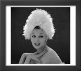 White Feathered Hat  1960s