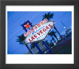 Nevada  Las Vegas  Welcome to Fabulous Las Vegas Sign  Defocussed  USA