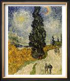 Road with Cypresses  c1890