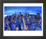 Chrysler Building and Midtown Manhattan Skyline  New York City  USA