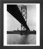 Ambassador Bridge in Detroit  1935