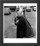 Dress and Jacket with White and Black Trim  1960s