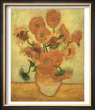 Vase of Fifteen Sunflowers  c1889