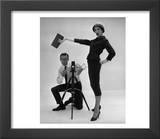 John French and and Daphne Abrams in a Tailored Suit  1957