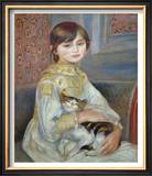 Portrait of Julie Manet or Little Girl with Cat