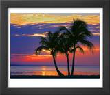 Colorful Sunset over Sombrero Beach in the Florida Keys