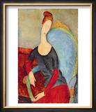 Mme Hebuterne in a Blue Chair  1918