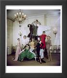 Models Posing in New Christian Dior Collection
