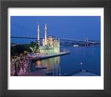 Bosphoros River Bridge and Ortakoy Camii Mosque  Ortakoy District  Istanbul  Turkey