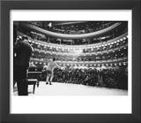 Ray Charles Singing  with Arms Outstretched  During Performance at Carnegie Hall