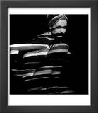 Horizontal Stripe Projection on Model  1960s