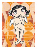 Nackter Engel Orange