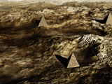 The Big Three South of Newtropolis Mars 2120