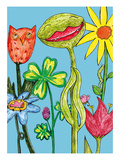 Belebter Blumenstrauss