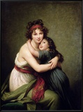 Madame Vigee-Lebrun and Her Daughter  Jeanne-Lucie-Louise (1780-1819) 1789