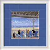 Dogs on Deck Chairs