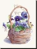 Grapevine Pansy Basket