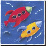 Two Rockets Blast Off