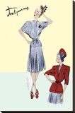 Pleated Sailor Dress with Jacket  1947