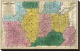 Map of the Western States  c1839