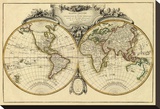 Mappemonde  c1782